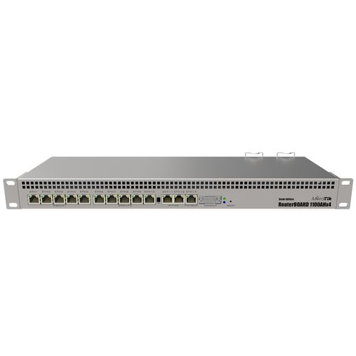 Roteador MikroTik Routerboard RB1100Dx4 (13x LAN, 1U rackmount, 1.4GHz CPU, 1GB RAM)
