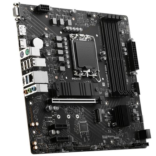 Placa mãe Intel LGA 1700 / DDR4 MSI PRO B760M-P DDR4 (M-ATX)