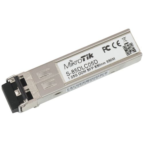 Modulo SFP Mikrotik - S-85DLC05D (SFP 1,25G conector Dual LC de 850 nm)