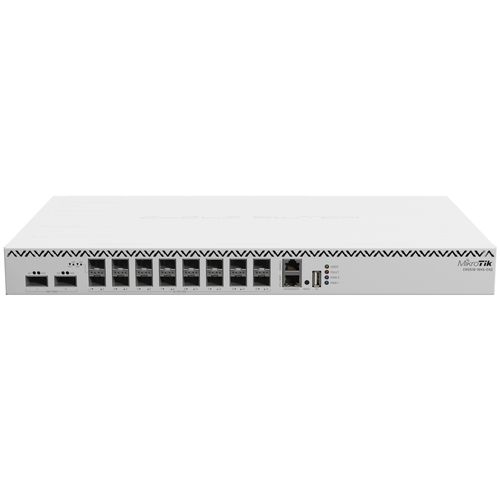 Switch Mikrotik Router CRS518-16XS-2XQ-RM (2x QSFP28 100G, 16x SFP28 16G, CPU CQCA9531 650MHz, 64MB)
