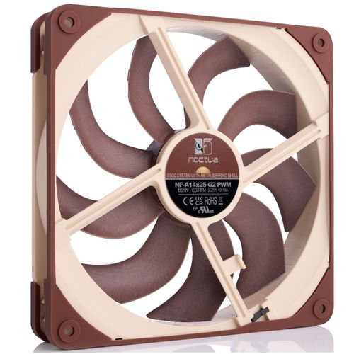 Ventoinha (Cooler) - 14cm Noctua NF-A14X25 G2 PWM