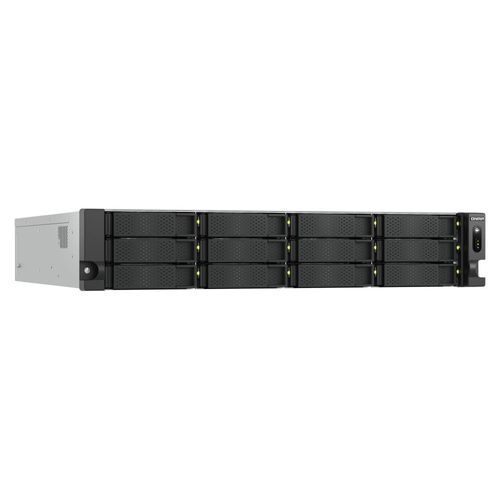 NAS QNAP 12 baias - TS-h1277AFX-R7-32G-BR (12 x 2.5pol SATA 6Gbps SSD, AMD Ryzen 7 9000 Series 8C16T, 32GB)