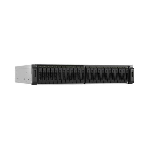 NAS QNAP 30 baias 2U - TS-h3077AFU-R5-32G-BR (AMD Ryzen 5 7000 series 6C12T, 32GB,, 30 x 2.5pol SATA 6Gbps SSD, 10GBASE-T + 2.5 GbE RJ45)
