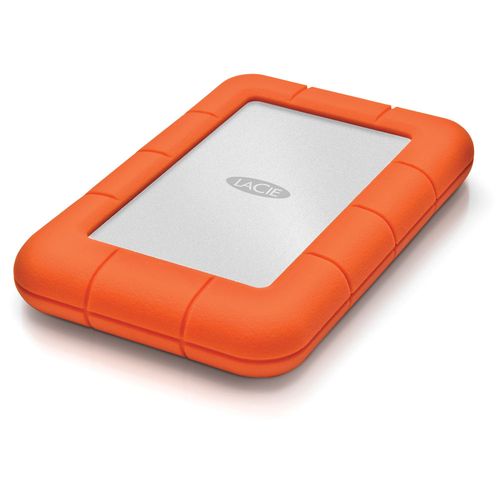 HD Externo 2TB USB 3.0 LaCie Rugged Mini - LAC9000298 (USB-C 3.0/2.0, Mini USD, resistente à água)