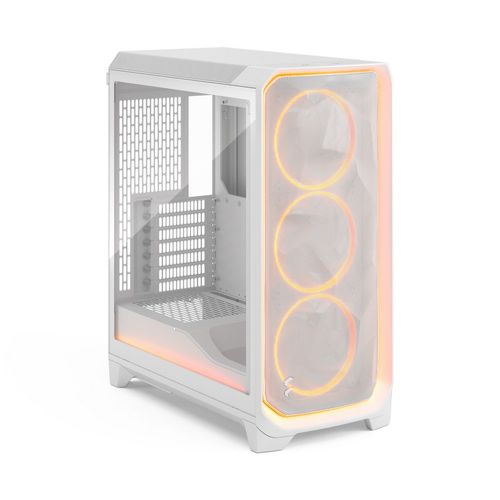Gabinete E-ATX - Fractal Design Meshify 3 - Ambience Pro RGB (TG Light Tinted) - Branco - FD-C-MES3A-05