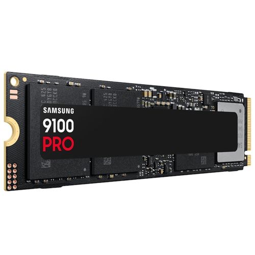 SSD - M.2 (2280 / PCIe NVMe) 2TB Samsung 9100 Pro - MZ-VAP2T0B/AM (Gen5, TLC, R/W 14700MBs/13400 MBs, s/dissipador)