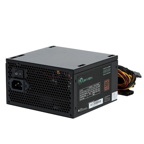 Fonte ATX - 500W - 80 Plus Bronze - DN500 - Draxen