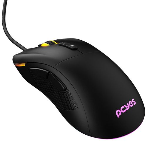 Mouse Gamer PCYES - Gaius (12400DPI, RGB, 6Botões ) PMGGBV