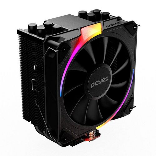 Cooler p/ Processador (CPU) - PCYES Frost Pulse ARGB - Black Vulcan - TDP 180W - PEFPARGBBV