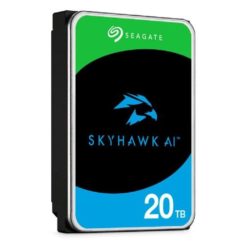 HD 20TB SATA3 Seagate SkyHawk AI - ST20000VE003 (3,5pol, 6Gb/s, Helium, 512MB Cache, CMR)
