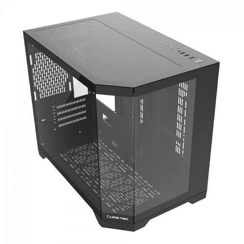 Gabinete mATX - Liketec Ilusion Dark - Preto