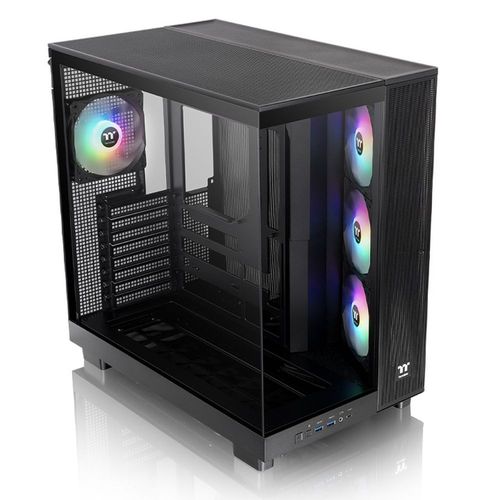 Gabinete ATX - Thermaltake View 380 XL TG ARGB - Preto - CA-11E-00M1WN- 00