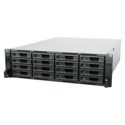 NAS Synology Rackstation 16 baias RS2825RP+ (AMD Ryzen V1780B, 8GB DDR4 ECC, 2x 1GbE LAN, 1x 10GbE LAN, 2x PSU, sem discos)