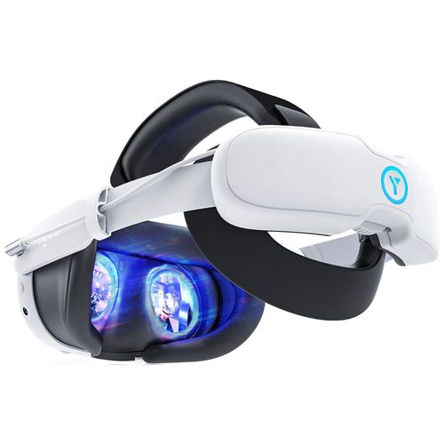 Suporte plástico para Oculus VR - YOGES (Strap, c/ bateria 10000mah, p/ Meta Quest 3) Y13