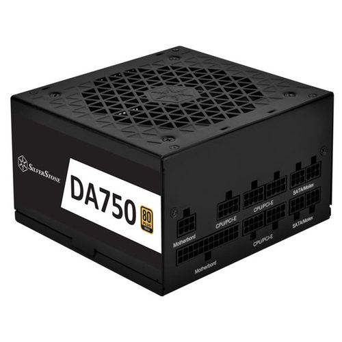 Fonte ATX - 750W Silverstone DA750 80 plus Gold Full Modular - Preta - SST-DA750-G