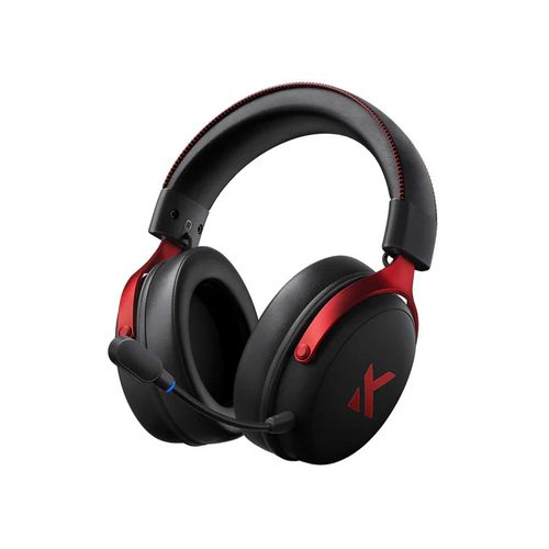 Fone de ouvido MCHOSE V9 Pro Gaming Wireless - Black Red - HW-V9-4