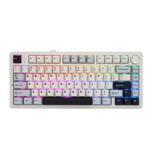 Teclado Mecânico Aula F75 - Light Blue (Switch Reaper)