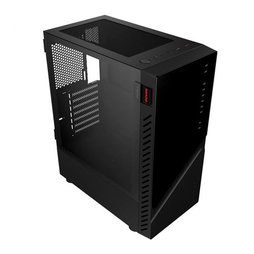 Gabinete ATX - PCYES SET Black Vulcan - Lateral em Vidro - GSBVPBR