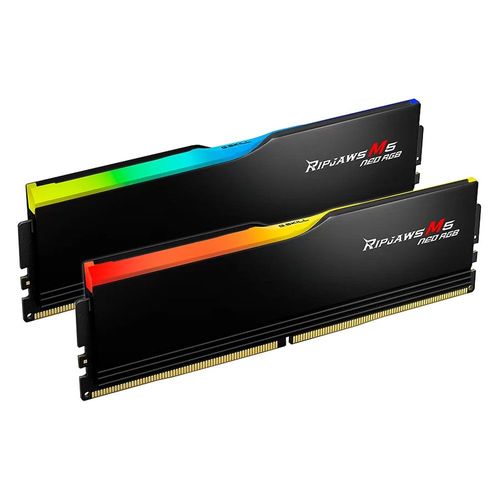 Memória DDR5 48GB (2x24GB) 6000MHz G.Skill Ripjaws M5 RGB Neo - F5-6000J3036F24GX2-RM5NRK