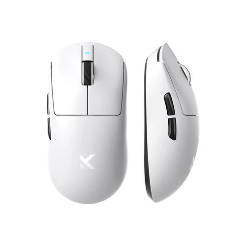 Mouse Gamer Wireless MCHOSE A7 Lightweight - Branco - MC-A7-1