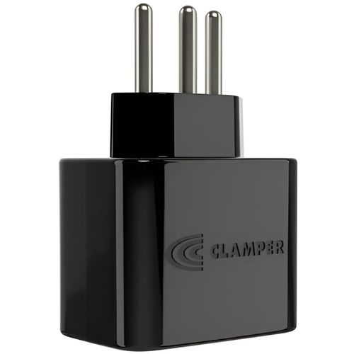 DPS - 1 tomada - iClamper Pocket LCF (3P - 10A) - Preto - 028506