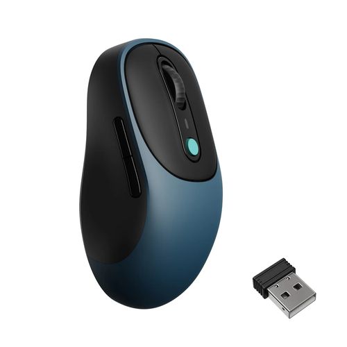 Mouse Ergonômico s/Fio Keychron BM24 - Azul - BM24-C61