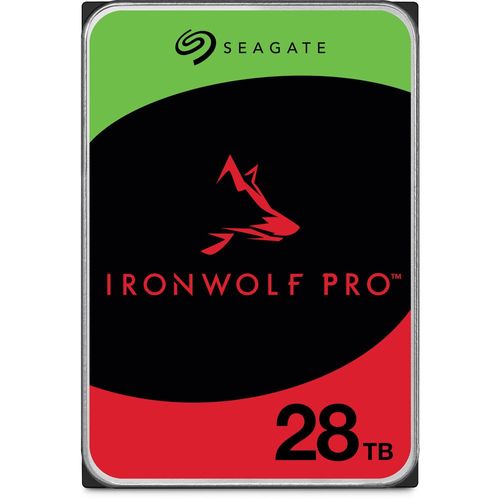 HD 28TB SATA Seagate IronWolf PRO - ST28000NT000 (3,5pol, 6Gb/s, 7.200 RPM, CMR, 512MB Cache)