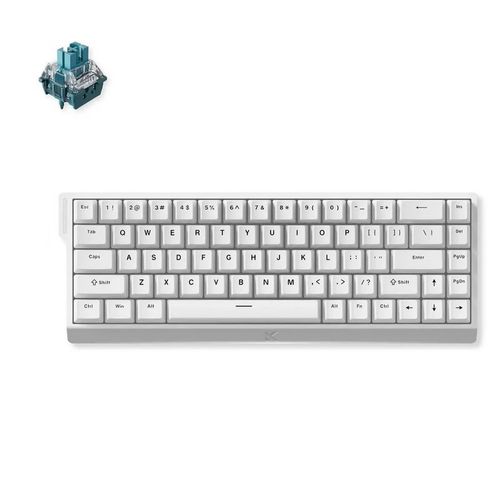 Teclado Magnético c/fio MCHOSE Ace 68 Hall Effect (Switch Magnético TTC Uranus) - Branco - MC-Ace68-14