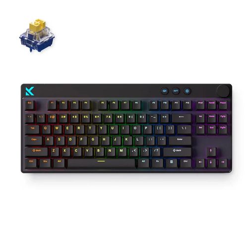 Teclado Magnético c/fio MCHOSE Mix 87 Hall Efect (Switch Magnético Apollo) - Preto - MC-Mix87-6