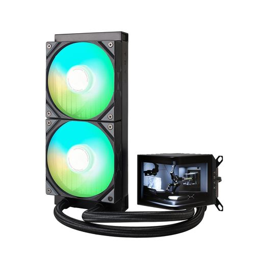 Watercooler TRYX PANORAMA 240 ARGB - Preto - L-P240A-AS2M-G0K