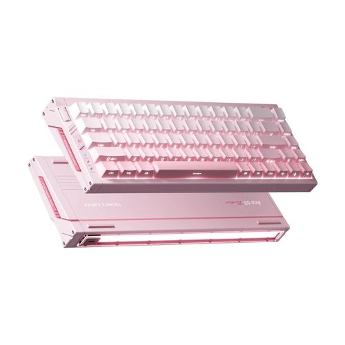Teclado Magnético c/fio MCHOSE Ace 68 Turbo (Switch Magnético Mount Tai GT) - Peach Pink - MC-Ace68Turbo-7
