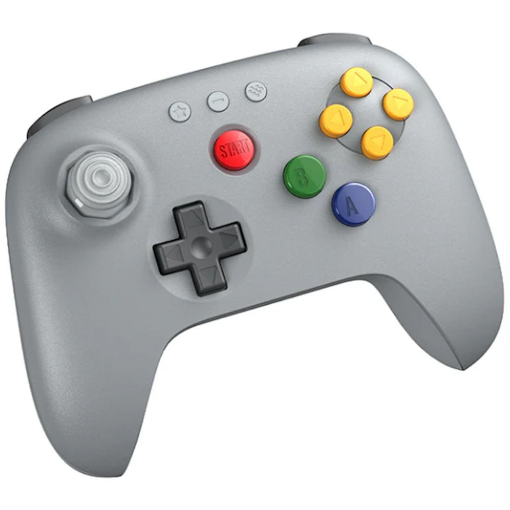 Controle 8BitDo - 64 Bluetooth (Grey) - 80NE16