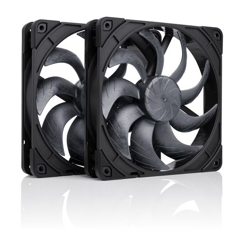 Ventoinha (Cooler) - 14cm Noctua - NF-A14x25 G2 PWM Sx2-PP ch.bk (kit com 2 ventoinhas)