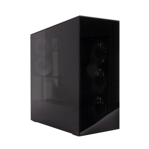 Gabinete ATX - Arctic Xtender - Janela de vidro preto, suporte de GPU vertical - Preto - ACPCC00016A