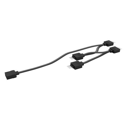 Cabo Adaptador Splitter p/ Fans ARGB - PCYES (1 entrada > 4 saídas) - SPTARGB4PCY