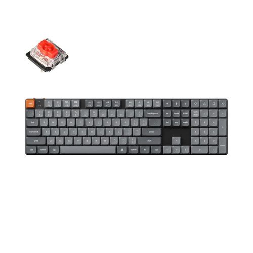 Teclado Mecânico Keychron K5 Max - Wireless, Switch Red, RGB - K5M-H1