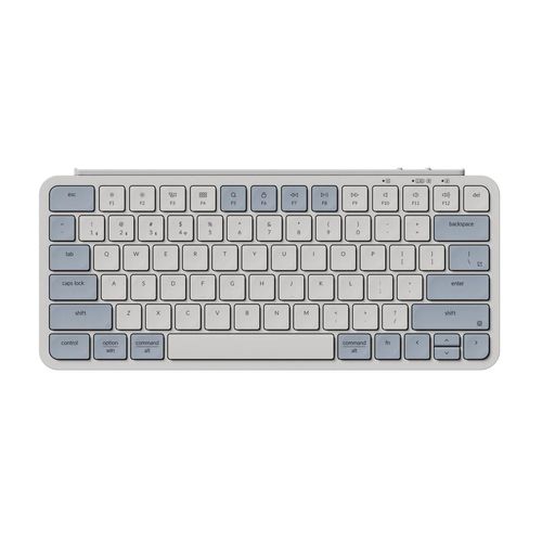 Teclado Keychron B1 Pro Ultra-Slim - Wireless, Low Profile, Layout compacto, Azul Retrô - B1P-K11