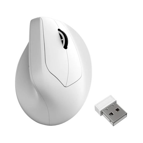Mouse Ergonômico s/Fio Keychron M5 - Branco - M5-A24