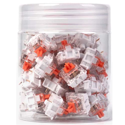Switch Mecânico Keychron Silent Pro - Wireless, Red, 45 pcs - G221