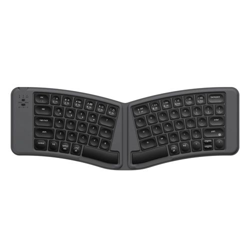 Teclado Keychron B11 Pro Ultra-Slim - Wireless, Dobrável, Slim Profile, Layout americano, Preto - B11P-K1
