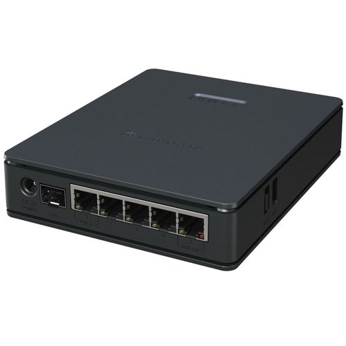 Access Point - Mikrotik hAP ax S - E62iUGS-2axD5axT (Wi-Fi 6, 5x LAN, 1x PoE-out, 1x 2.5G SFP, 950 MHz Dual-Core ARM, 512 MB RAM, RouterOS L4))