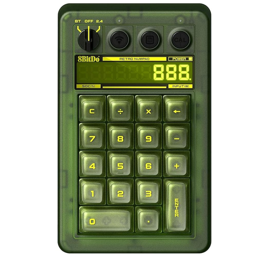 Teclado Mecânico Numérico 8BitDo - Xbox Edition (Bluetooth/2.4G/USB-C) - 85HB05