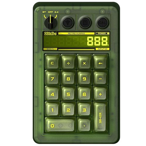 Teclado Mecânico Numérico 8BitDo - Xbox Edition (Bluetooth/2.4G/USB-C) - 85HB05