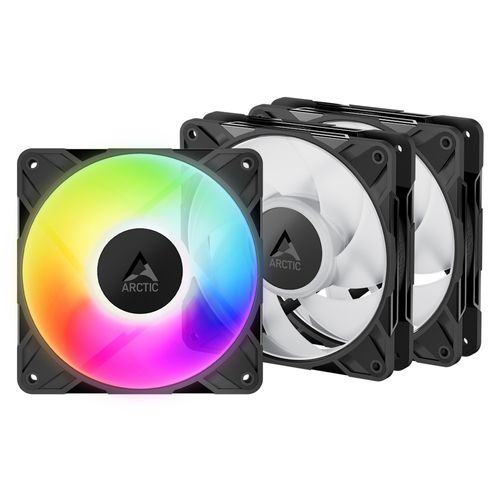 Ventoinha (Cooler) 12cm - Arctic Cooling P12 Pro A-RGB LN (pack c/3) - ACFAN00347A