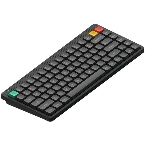 Teclado Mecânico NuPhy Node75 Blush nano - Wireless, Low Profile, RGB, ANSI, Cinza