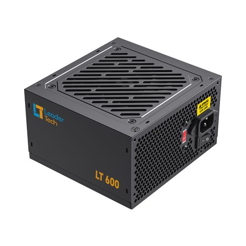 Fonte ATX - 600W - LT-600w com Cabo de Forca - Leadertech - Preto