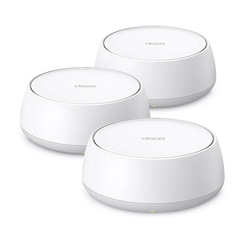 Roteador Wireless TP-Link - Kit C/3, DECO BER22, Mesh BE3600, WiFi 7, Dual Band, Gigabit - BE22