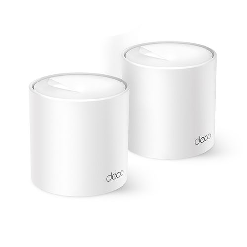 Roteador Wireless TP-Link - Pack C/2, AX1500, WiFi 6, Dual Band, Gigabit - DECO X10