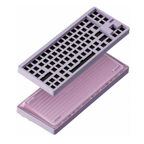 Teclado Mecânico NuPhy Gem80 Tri Mode Keyboardkit - (Sem tecla, sem switch, Wireless, RGB, ANSI, Lilás). - G80-TMK-LI