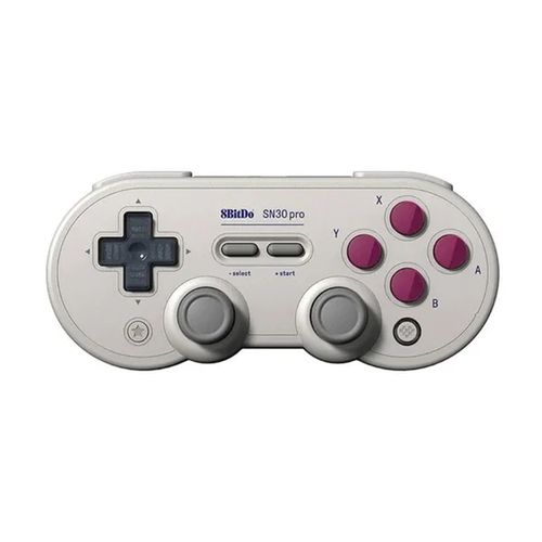 Controle Bluetooth 8BitDo - SN30 Pro p/ Android - G Classic Hall Edition - (Branco) - 80DJ04